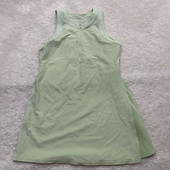 Lululemon Dresses & Skirts - Lululemon Womens Tiered Pleats Tennis Dress Kohlrabi Green Sz 8 Preppy Clean